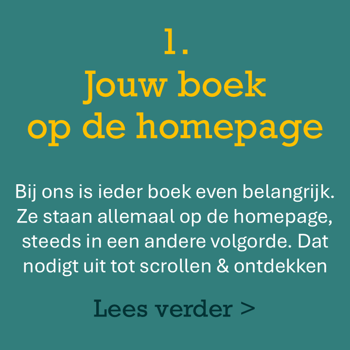 Scrollen door boeken van zelfverkopende auteurs