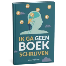 Bekijk deze Boekenkaft van boek Ik ga GEEN boek schrijven van Jeffrey Wijkhuisen