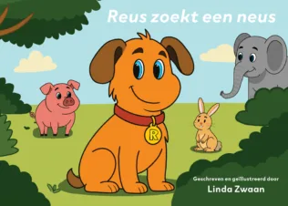 Bekijk deze Boekenkaft van boek Reus zoekt een neus van Linda Zwaan