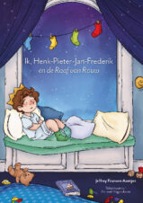 Bekijk deze Boekenkaft van boek Ik, Henk-Pieter-Jan-Frederik en de Raaf van Rouw van Jeffrey Fransen-Aantjes