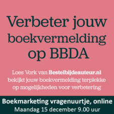 Bekijk dit evenement Verbeter jouw boekvermelding op BBDA van 