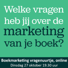 Bekijk dit evenement Boekmarketing vragenuurtje (online) van 