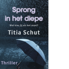 Bekijk deze Boekenkaft van boek Sprong in het diepe van Titia Schut