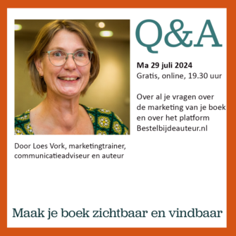 Bekijk deze afbeelding van Marketing Q&A voor auteurs op Bestelbijdeauteur.nl