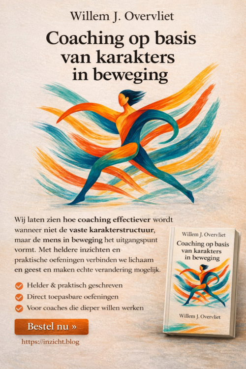 Bekijk deze Boekenkaft van Coaching op basis van karakters in beweging van Willem J Overvliet