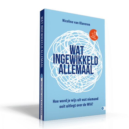 Bekijk deze Boekenkaft van Wat Ingewikkeld Allemaal van Nicoline van Klaveren