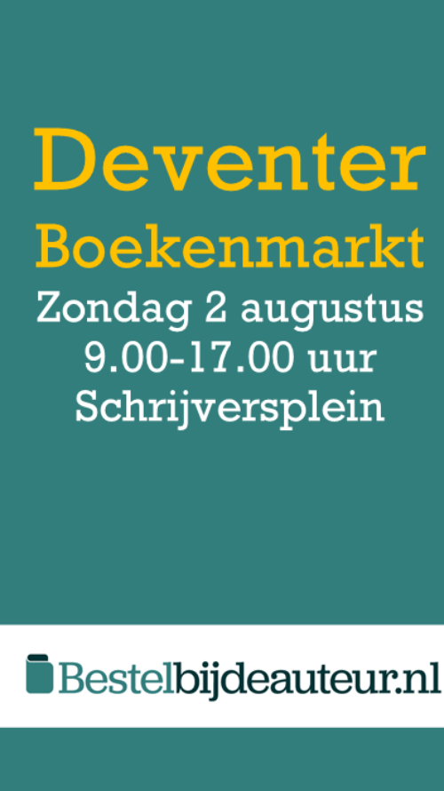 Bekijk deze foto van Bestelbijdeauteur.nl op Deventer Boekenmarkt van 