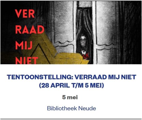 Bekijk deze foto van Bevrijdingsfestival Utrecht expo en voorlezen Verraad Mij Niet van 