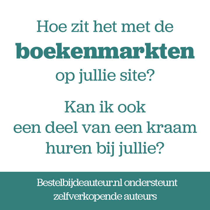 boekevenementen op de website van Bestelbijdeauteur.nl