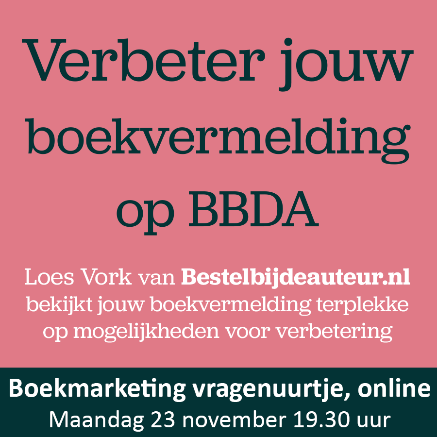 Verbeter je boekvermelding op boekenplatform Bestelbijdeauteur.nl