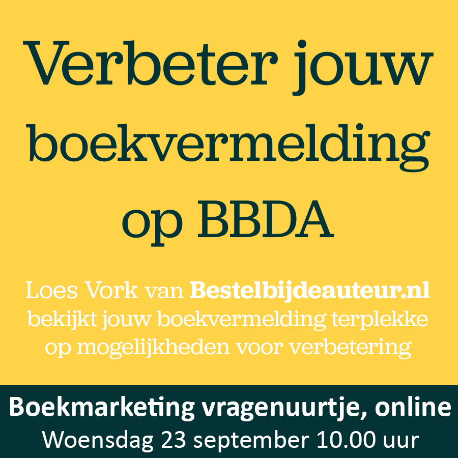 Verbeter je boekvermelding op boekenplatform Bestelbijdeauteur.nl