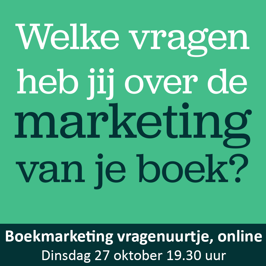 Stel je vragen over de marketing van je boek