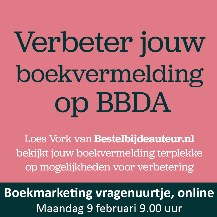 Verbeter je boekvermelding op Bestelbijdeauteur.nl