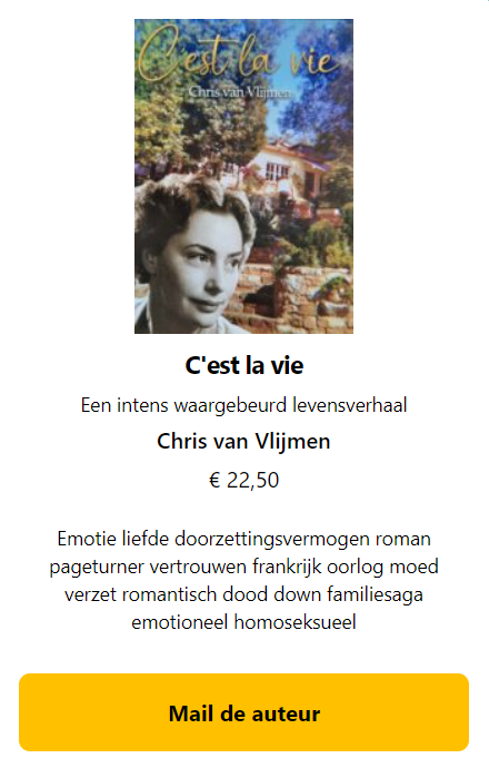 de roman 'C'est la vie' door Chris van Vlijmen