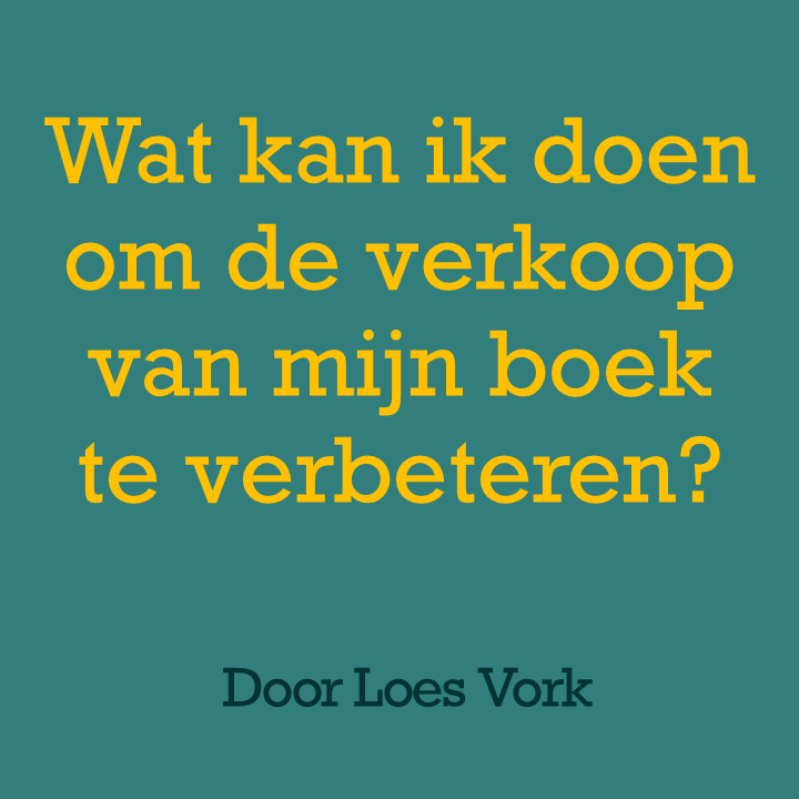 hoe kan ik mijn boek beter verkopen?