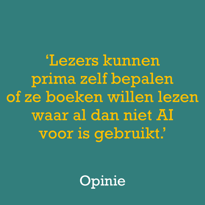AI en boeken discussie is onzin