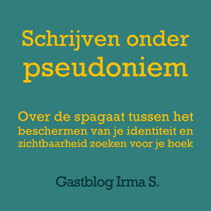 marketingtips voor auteurs van boeken onder pseudoniem