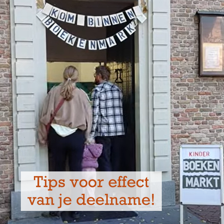 Tips voor auteurs voor meer resultaat van je deelname aan een boekenmarkt of evenement (boekmarketing)