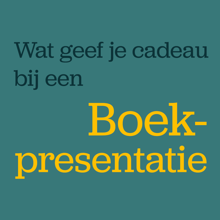 Cadeau suggesties auteur schrijver boekpresentatie